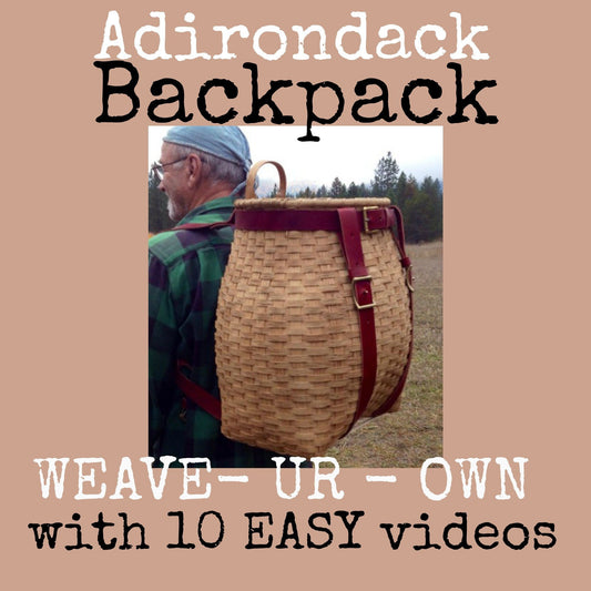 10 EASY Videos to Weave the Adirondack Backpack | J Choate Basketry