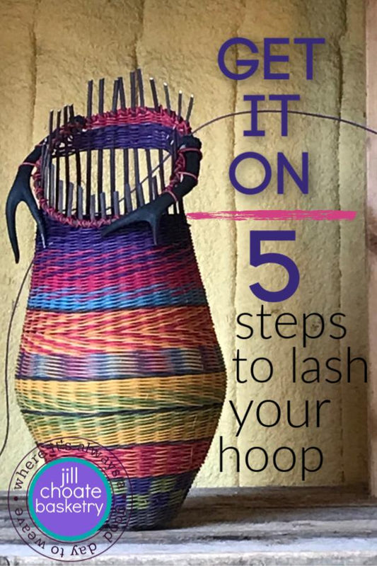 Get it ON: how to Lash the Antler on your Basket in 5 easy steps | J Choate Basketry