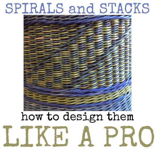 Spirals-n-Stacks: How to Design them like a Pro | J Choate Basketry